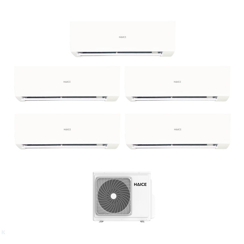 Solarics Haice Mural Max DC5 - 9000 + 9000 + 9000 + 9000 + 12000 - Ext. Hcdo-05MT32DC4 – AC Multisplit Set (5x1)