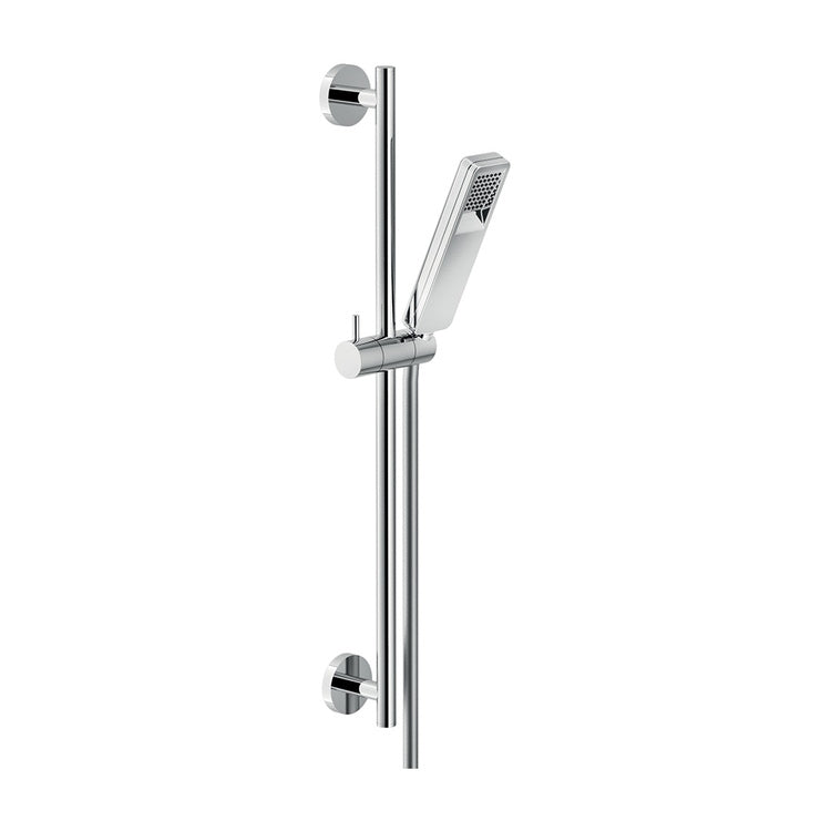Nobili Wandhalterung H. 61 cm, mit Handbrause, Handbrausenhalter und 150 cm Schlauch, Farbe Pflaume matt SHOWER AD140/53BM