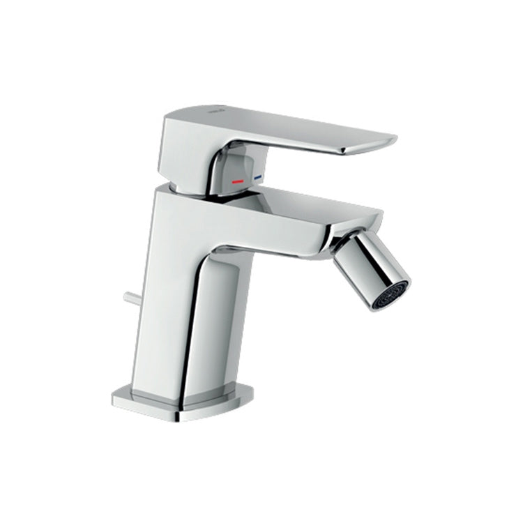 Nobili Einhebelmischer für Bidet H. 13 cm, Ablauf mit Snap-System, Chromoberfläche ACQUAVIVA VV103119/1CR