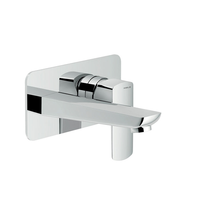 Nobili Einhand-Waschtischmischer T. 15 cm, wandbündig, ohne Ablauf, Chrom-Finish ACQUAVIVA VV103198CR
