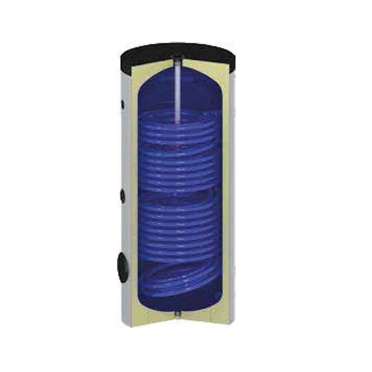 ACV Emaillierter Speicher mit doppeltem, vergrößertem Wärmetauscher, 500 Liter TST 2HP 500 002878