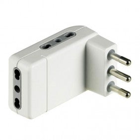 Bticino S3606DE Steckdosenadapter 3 Steckdosen Zubehör 16 A
