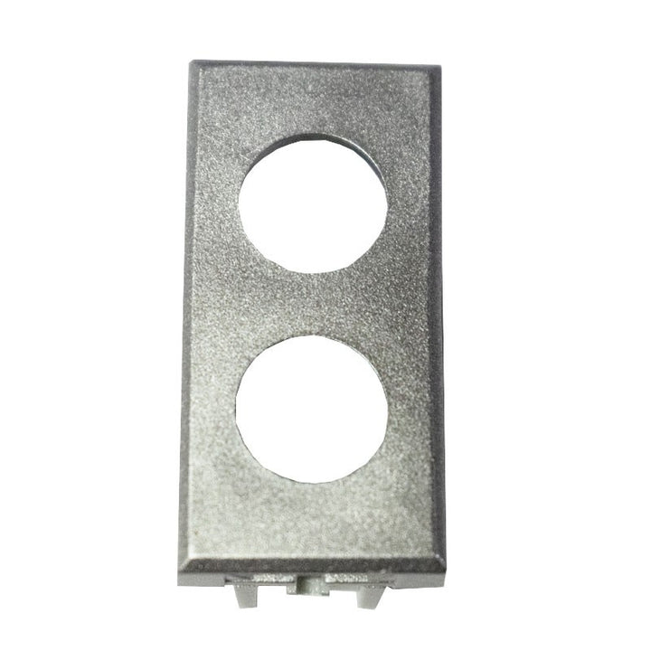 Fracarro FRA 289739 Adapter für PDM00 2-Loch BTicino Axolute hellgrau Zubehör