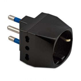 Master 05760 Steckdosenadapter Dreifach und Schuko Zubehör 16 A+E schwarz