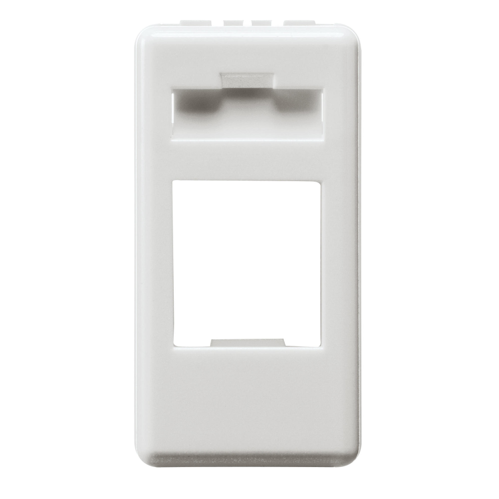 Gewiss Adapter für AMP-Keystone-Datenbuchse, 1 Modul, weiß