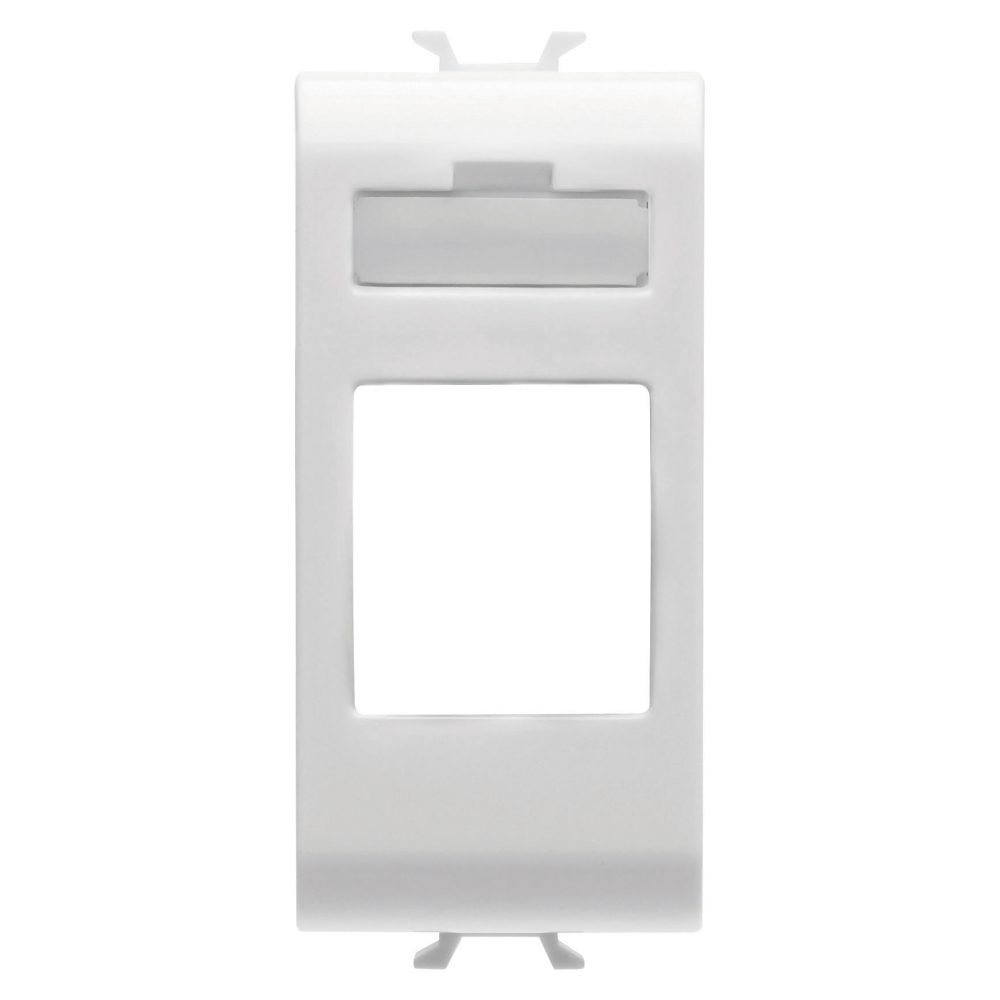 Gewiss Adapter für AMP-Keystone-Datenbuchse, 1 Modul, weiß glänzend