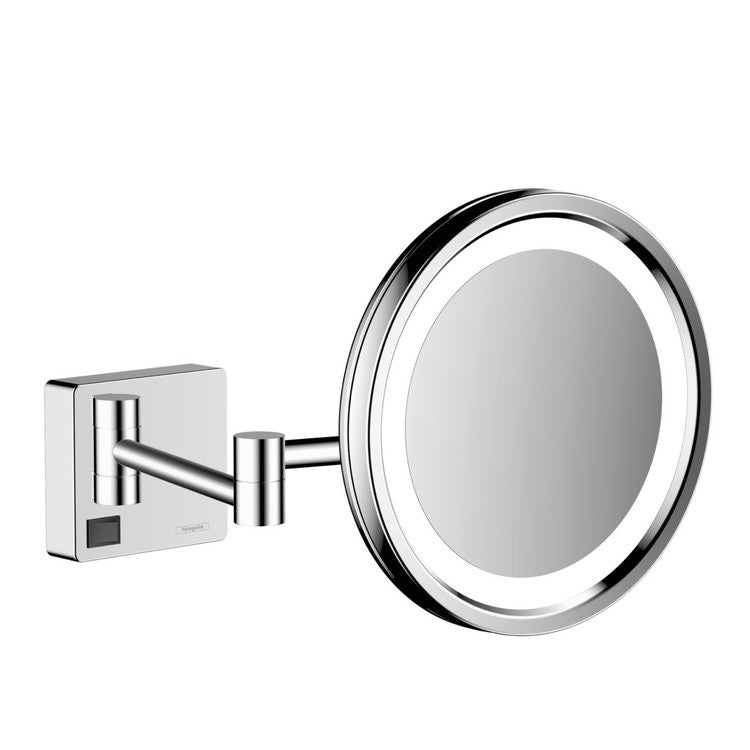 Hansgrohe Rasurspiegel mit LED-Licht, Chromoberfläche ADDSTORIS 41790000