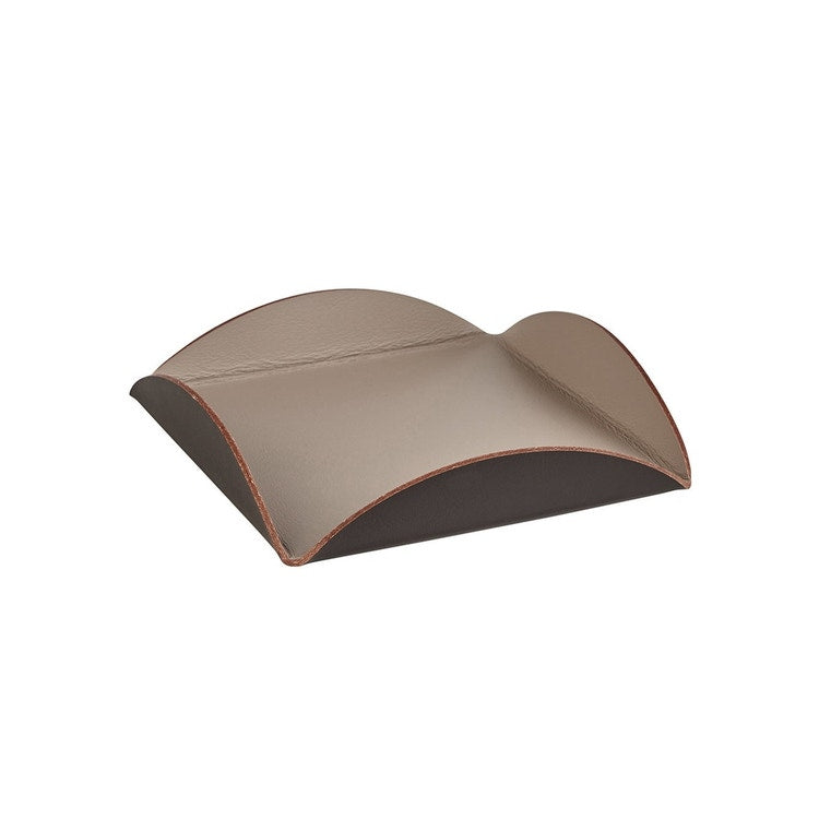 Colombo Design Tablett 15 cm, für Kerzen, Kosmetika und Düfte, außen Schokolade und innen Cappuccino ADJ 002006/04