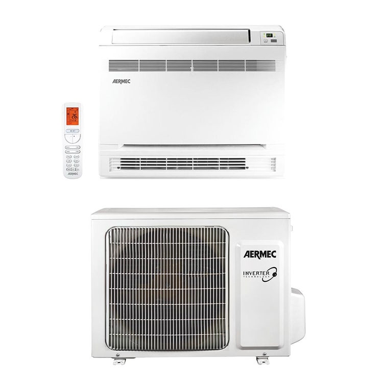 Aermec Bodenkonvektor-Monosplit-Klimagerät Inverter, Außengerät 2,7 kW Innengerät 9000 BTU CKG261 CKG261+CKG261FS