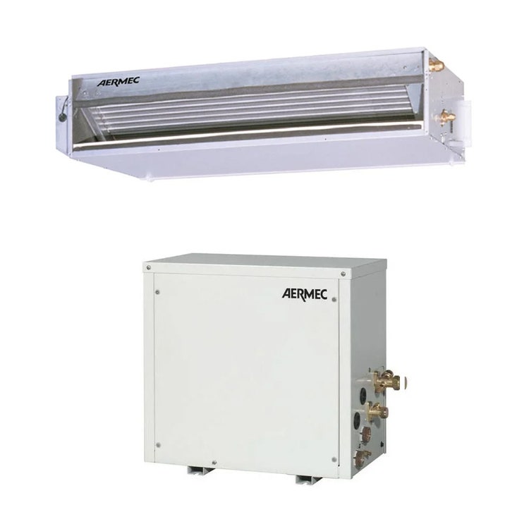 Aermec Kanal-Klimagerät Monosplit Inverter nur Kühlung, Außengerät 2,7 kW Innengerät 9000 BTU CWX CWX250+EXC093