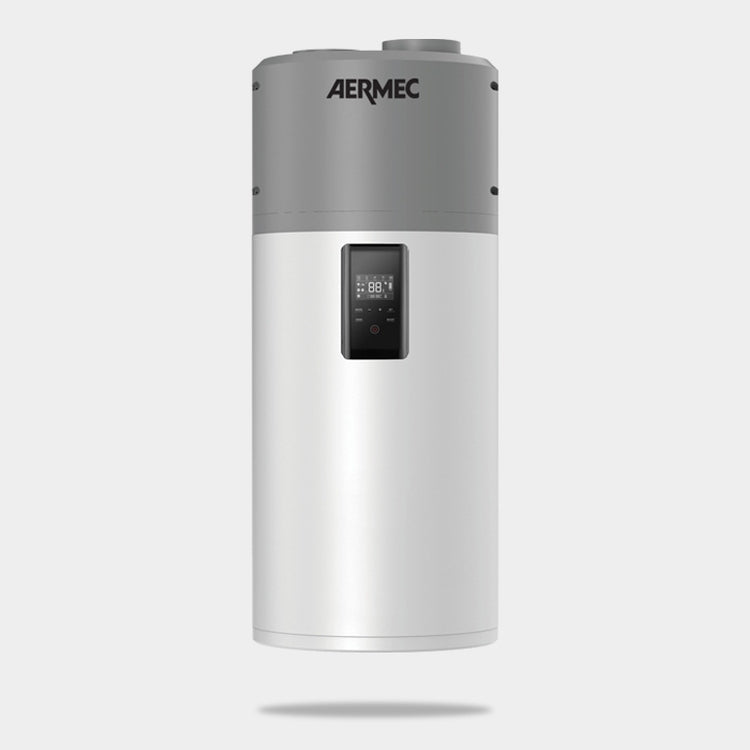 Aermec Wärmepumpe mit 149 Liter Warmwasserspeicher, Wandmontage SHW150