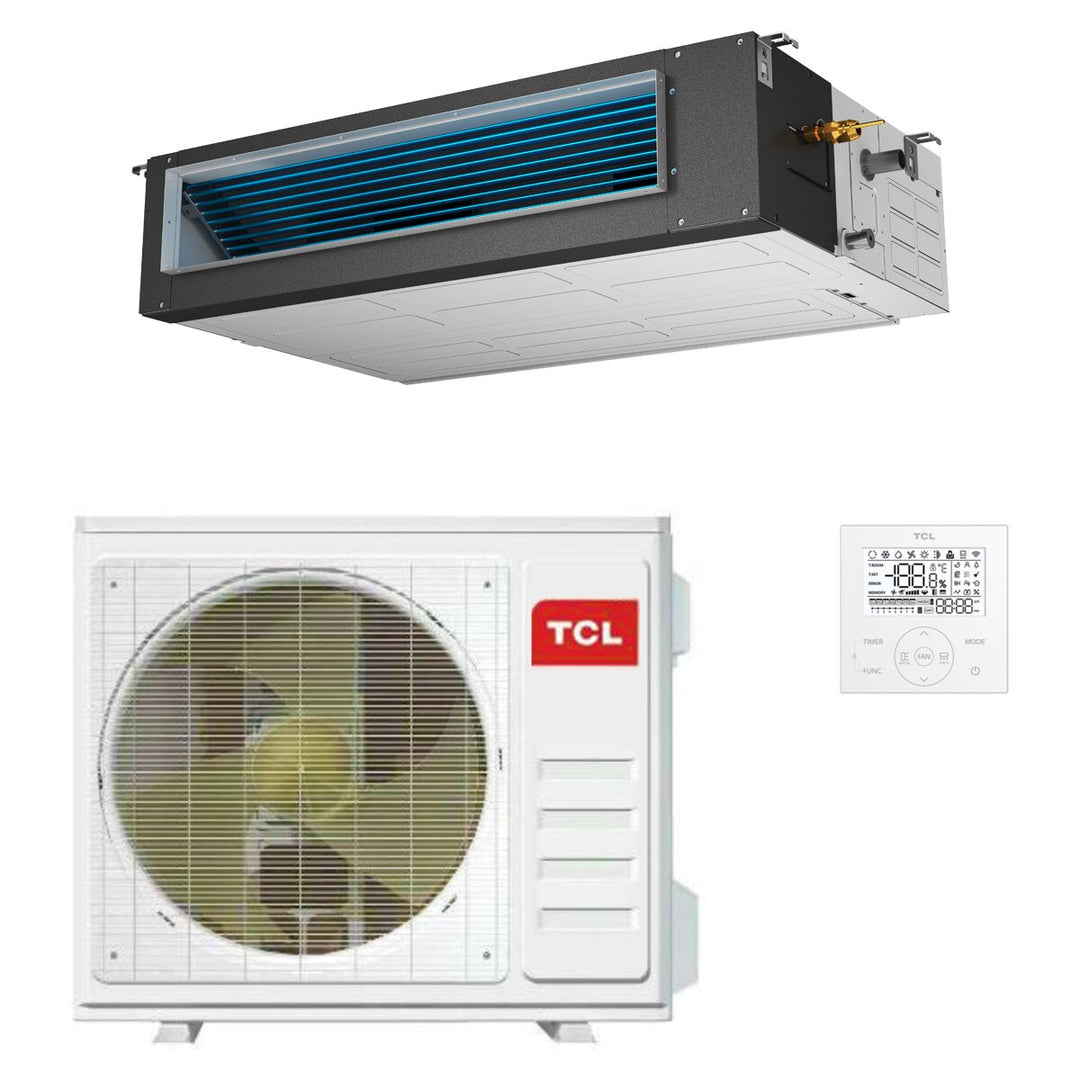 TCL Kanalgerät Serie D 36000 BTU – Split-Klimagerät, 10,55/11,72 kW, R32, A++/A+, WLAN