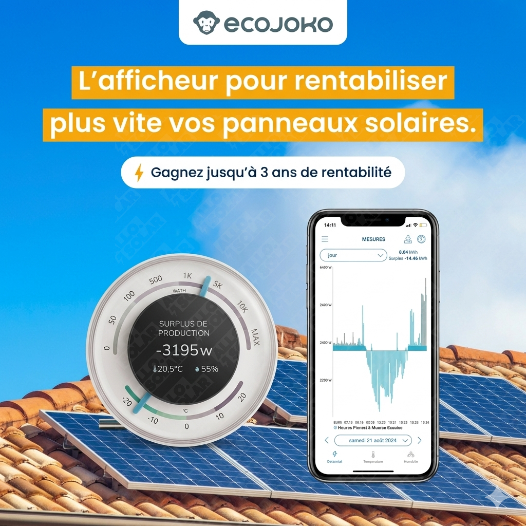 Ecojoko Display und Linky-Schlüssel