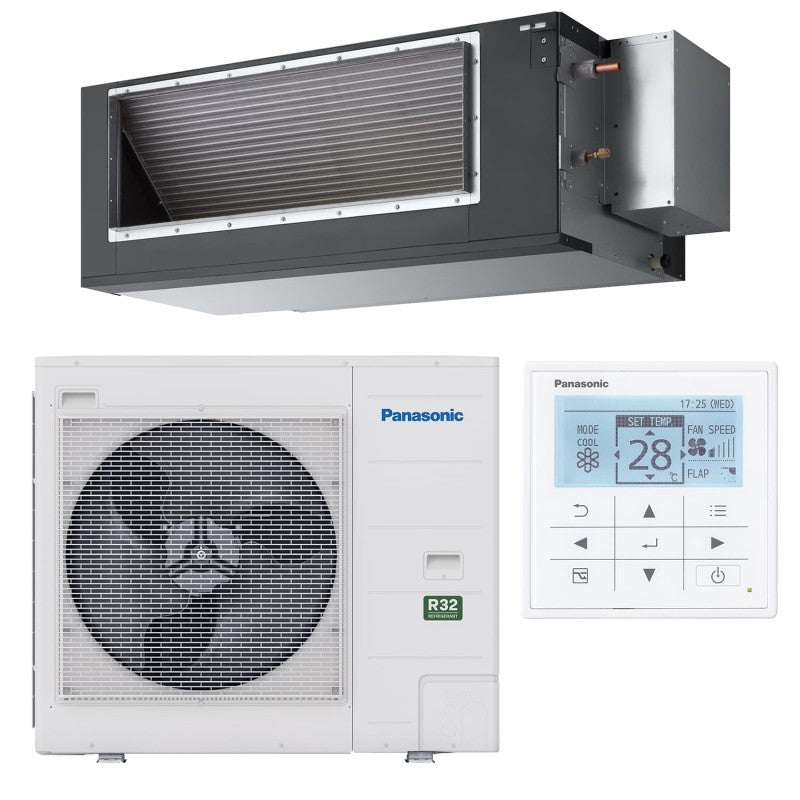 Solarics Panasonic KIT-200PE4ZH8 – Monosplit-Klimaanlage Big PACi NX Hochdruckkanal