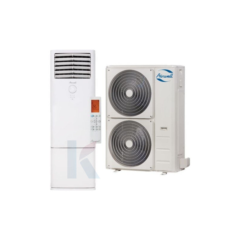 Solarics Airwell Klimaanlage Monosplit Cabinet Sdmx-Airal-Sdmx-140N-09M35 + Ydax-140H-09T35 – Monosplit-Klimagerät