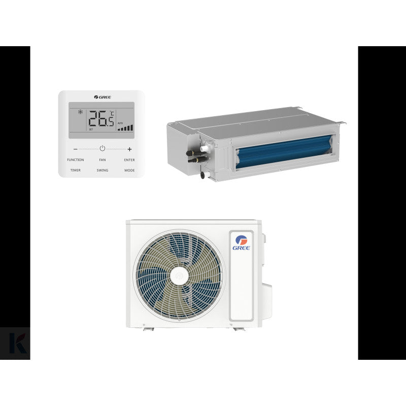 Solarics Gree UM CDT 24 – Monosplit Klimaanlage Duct U-Match R32