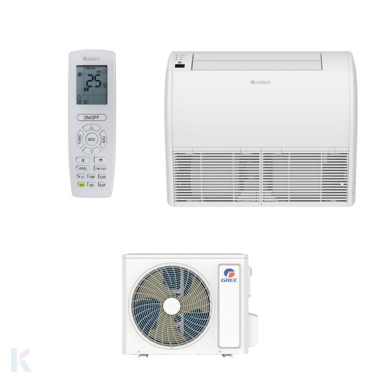 Solarics Gree UM ST 30 – Monosplit Standgerät/Decken- Klimaanlage U-Match R32