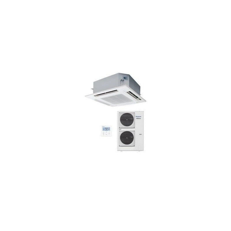 Solarics Panasonic KIT-125PU3ZH45-E – Monosplit-Klimaanlage PACi NX 4-Wege-Kassette 90x90