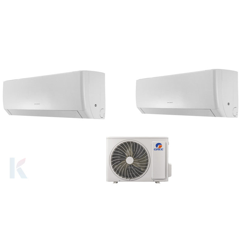 Solarics Gree Pular - 9000 + 9000 BTU - Ext. FM 14 – Multisplit Set Klimagerät (2x1)
