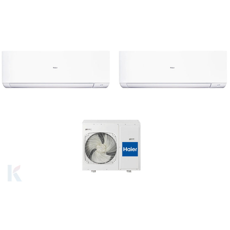 Solarics Haier Expert Plus - 9000 + 12000 BTU - Ext. 2U40S2SM1FA – Multisplit Set Klimagerät (2x1)