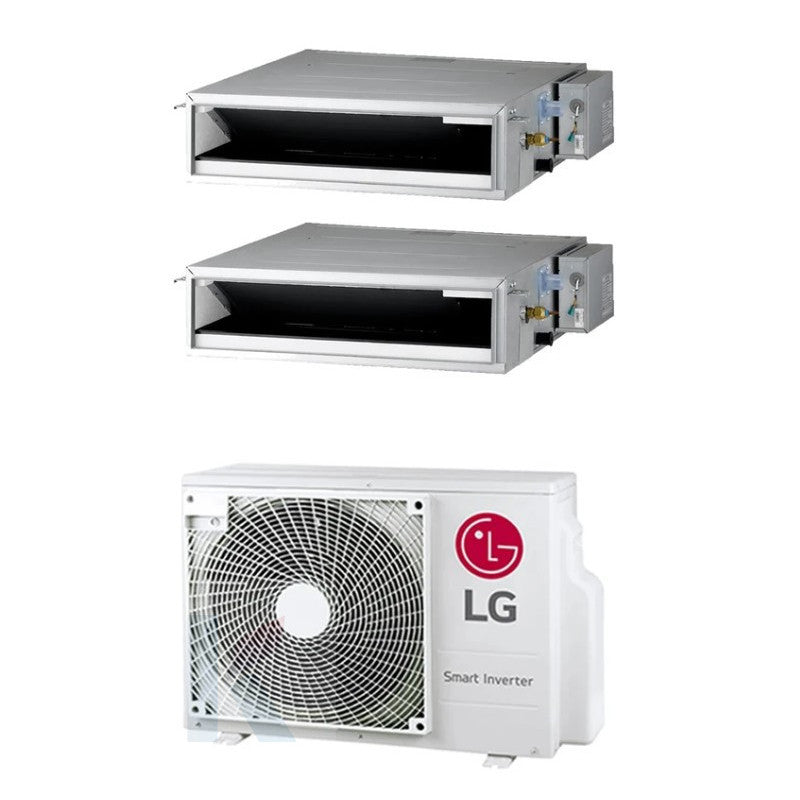 Solarics Lg Low Duct - 9000 + 18000 BTU - Ext. MU3R19 – Multisplit Set Klimagerät (2x1)