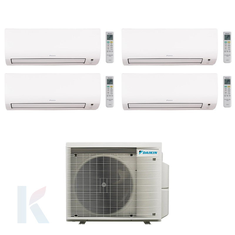Solarics Daikin Comfora - 9000 + 9000 + 9000 + 12000 BTU - Ext. 4MXM80A9 – Multisplit-Set-Klimaanlage (4x1)