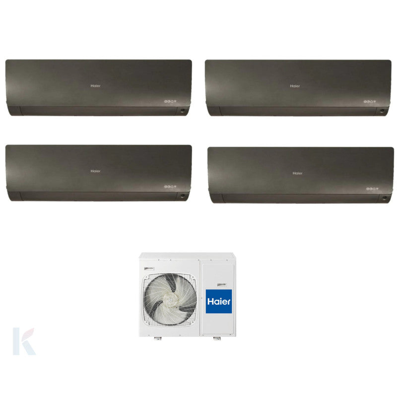 Solarics Haier Flexis Plus-BH - 9000 + 9000 + 9000 + 18000 BTU - Ext. 4U85S2SR5FA – Multisplit Set Klimagerät (4x1)