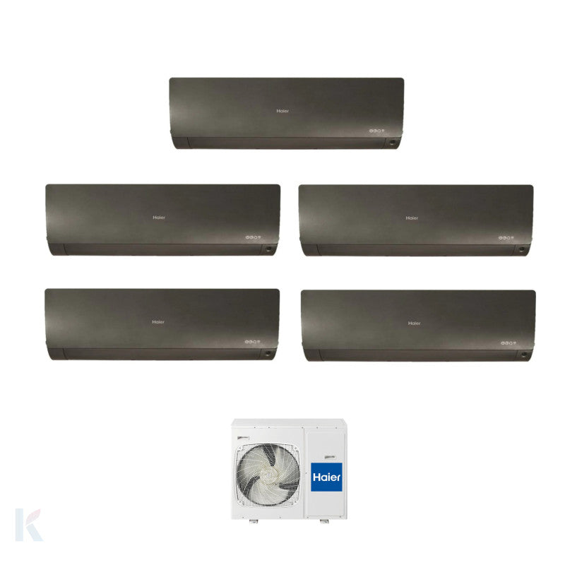 Solarics Haier Flexis Plus-BH - 9000 + 9000 + 9000 + 12000 + 12000 BTU - Ext. 5U105S2SS5FA – Multisplit Set Klimagerät (5x1)