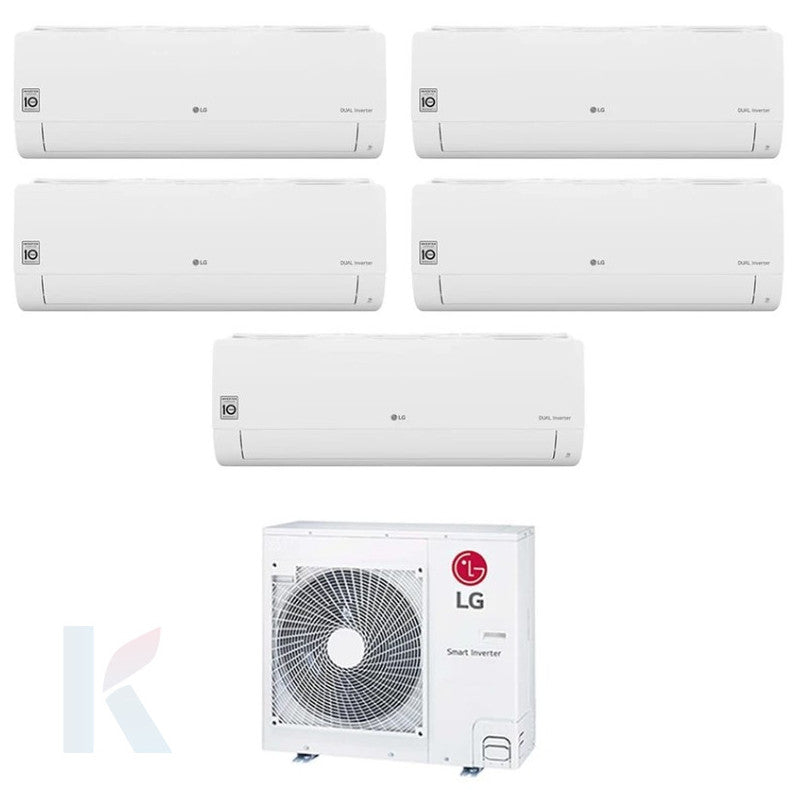 Solarics Lg Standard - 9000 + 9000 + 9000 + 9000 + 9000 BTU - Ext. MU5R30 – Multisplit Set Klimagerät (5x1)