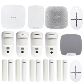Ajax System Hub 2 Plus 4G Einbruchmeldeanlage-Kit