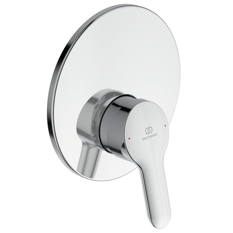 Ideal Standard Einhebel-Einbau-Duscharmatur, Unterputzkörper inklusive, verchromt ALPHA A7184AA