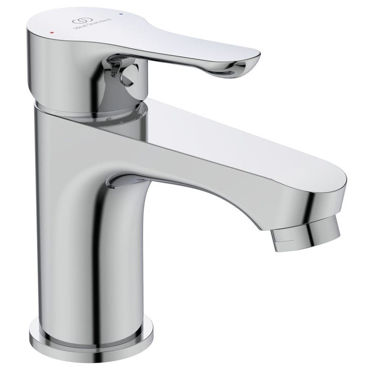 Ideal Standard Einhebelmischer für Waschbecken, ohne Ablauf, Chromoberfläche ALPHA BC552AA