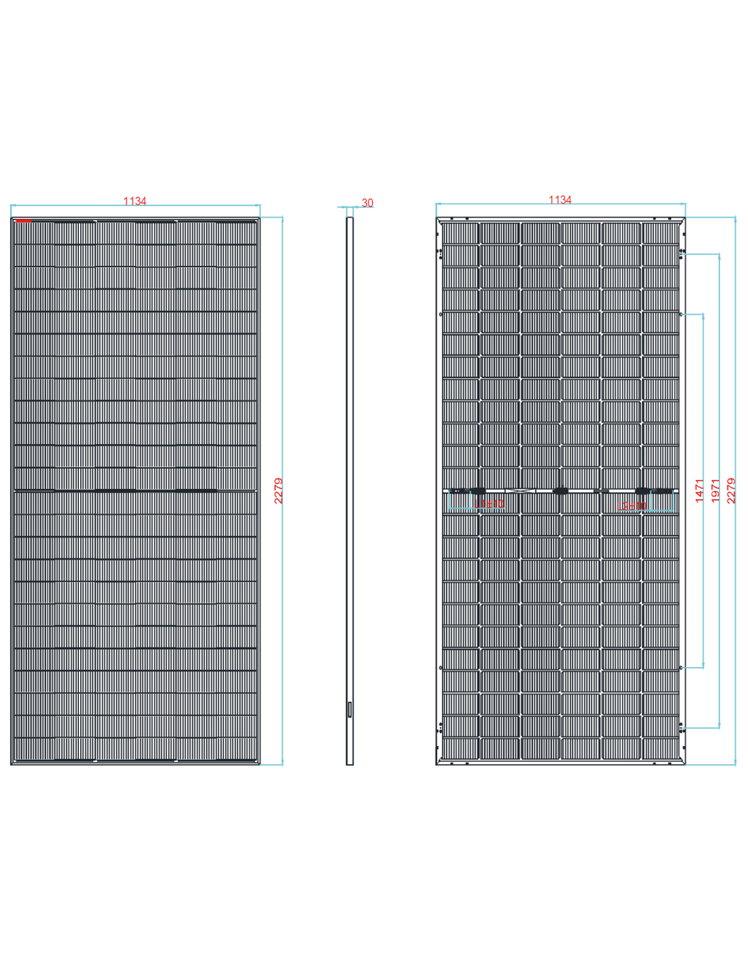 Alps Solar Energy ALPS72D30-TP-590/TP MC4 ALPS54D30-460/TP