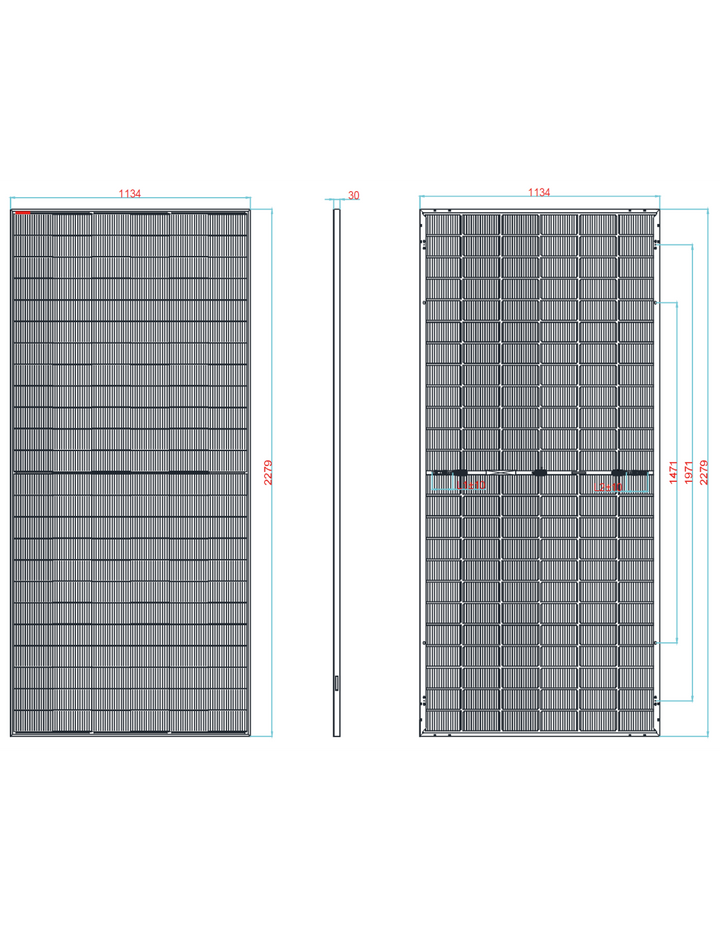 Alps Solar Energy ALPS72D30-TP-590/TP MC4 ALPS54D30-460/TP