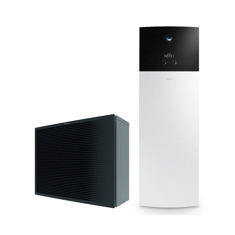 Daikin Altherma 3 H HT F Integrierte Wärmepumpe für Heizung, Kühlung und Warmwasserbereitung, Außenaggregat dreiphasig 14 kW Speicher 230 l. ALTHERMA H HT F INTEGRATED ETVX16S23E9W7+EPRA14DW17