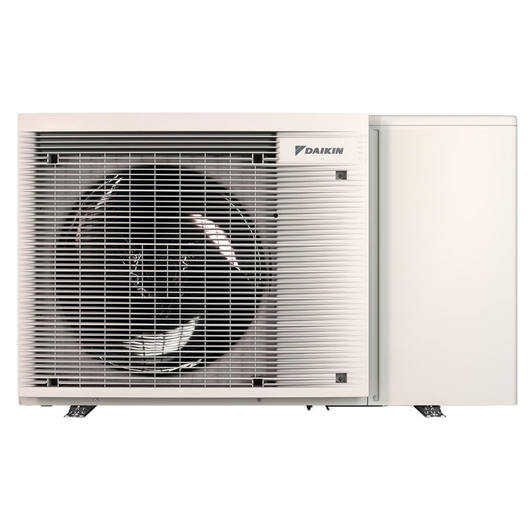 Daikin Monoblock-Luft-Wasser-Wärmepumpe 6 kW, für Heizung, Kühlung, Warmwasserbereitung mit integriertem BUH ALTHERMA M EBLA06E3V3