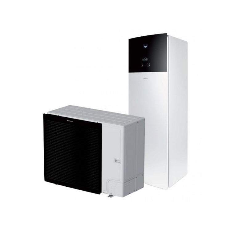 Daikin Altherma 3 R F Integrierte Wärmepumpe für Heizung, Kühlung und Warmwasserbereitung, externe einphasige Einheit 11 kW Speicher 230 l. ALTHERMA R F INTEGRATED EBVX11S23D6V+ERLA11DV3
