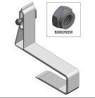 Van der Valk Alu. Slimline 40-50 mm twist with hammerhead bolt and lock nut (729533)