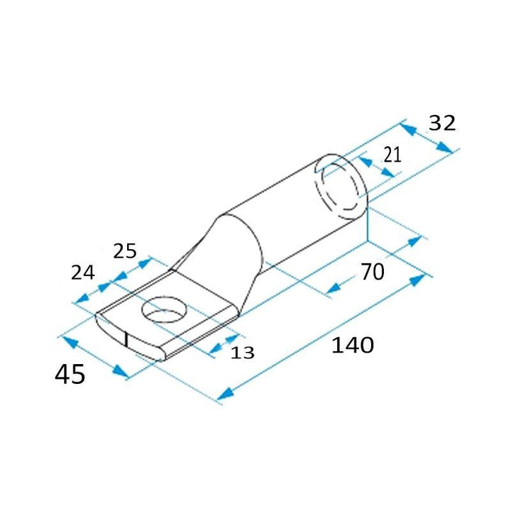 Bm BMM 76240 Kabelschuh für Leiter 240–300 mm²
