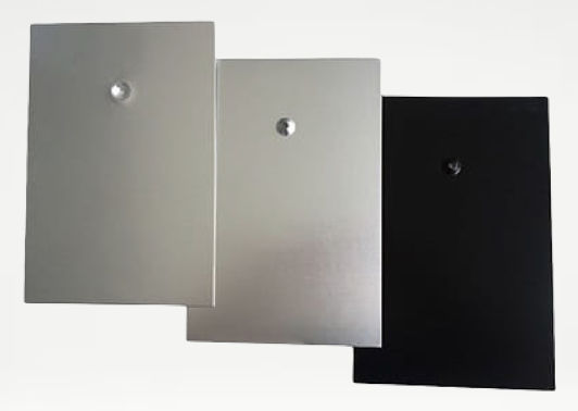 Z-ECO Aluminum Plate 305x205mm Under Double Thread/Handle Black