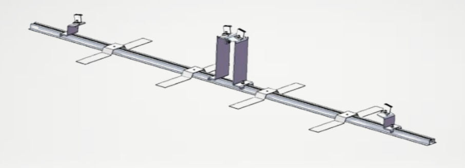 Z-ECO Aluminum profile for ballast construction L:2300mm