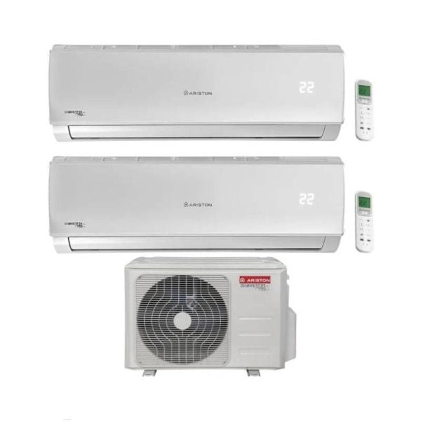 Ariston Klimaanlage Alys Dual Split 9000+18000 mit Dual C 50XD0-0 Inverter R-32 WLAN Optional ALYS9-18