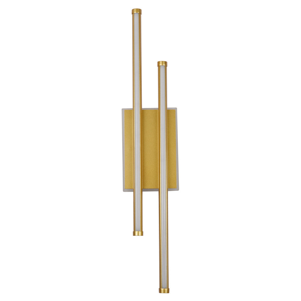 Erste LED-Wandleuchte Flame 30 W, 3 Lichtfarben, 2850 lm, IP20, gold