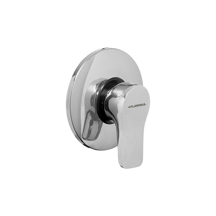 Flaminia Einhandmischer rund für Dusche, Einbau, mit Einbaukörper, Chromoberfläche APP AP283