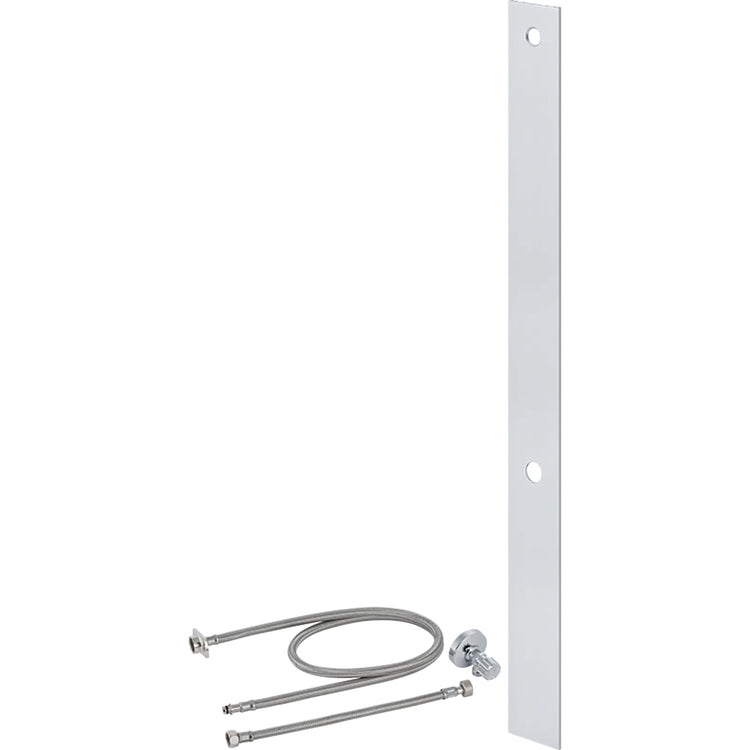 Geberit Anpassungsset 106,5 cm für zusätzliche Elemente, Oberfläche gebürstetes Aluminium AQUACLEAN 131.100.TA.1