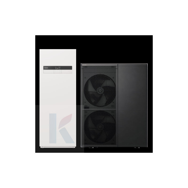 Solarics Panasonic Set-AXC16K9E8 – Aquarea T-CAP All-in-One Wärmepumpe Set 185L Dreiphasig K Series R32