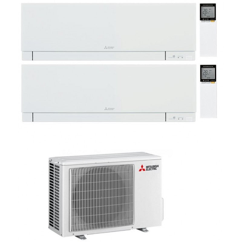 Mitsubishi Multisplit-Klimaanlage (2x1) – Kirigamine Zen White – 12000 + 18000 BTU – Ext. MXZ-3F54VF