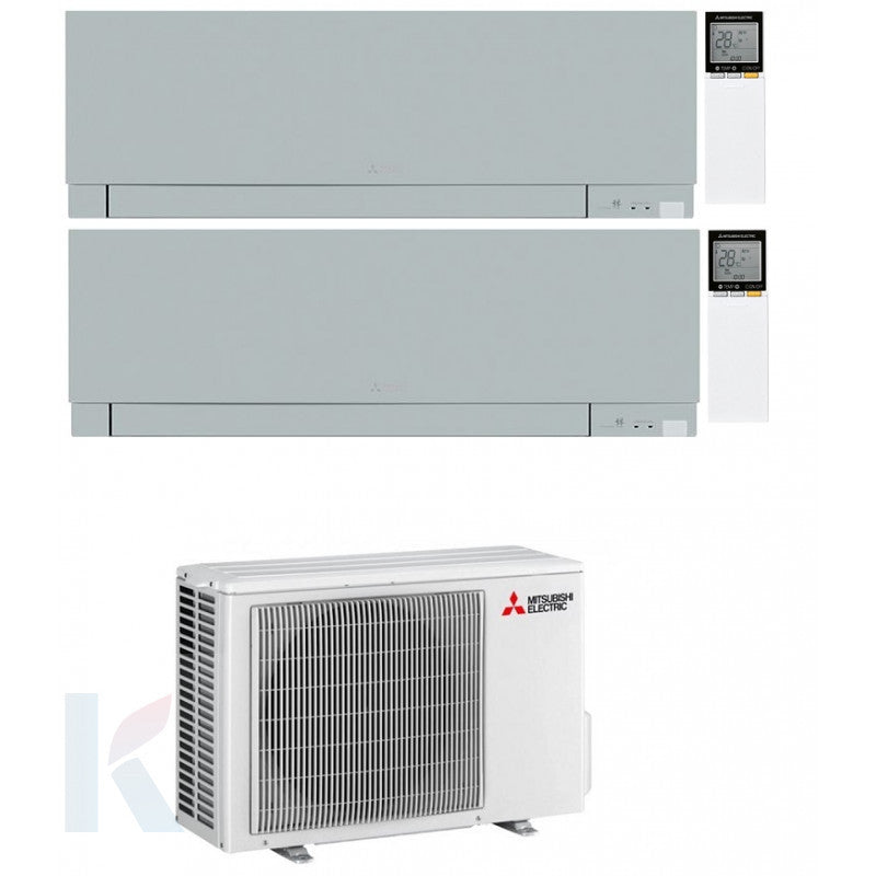 Solarics Mitsubishi Kirigamine Zen Silver - 18000 + 18000 BTU - Ext. MXZ-3F54VF – Multisplit-Set