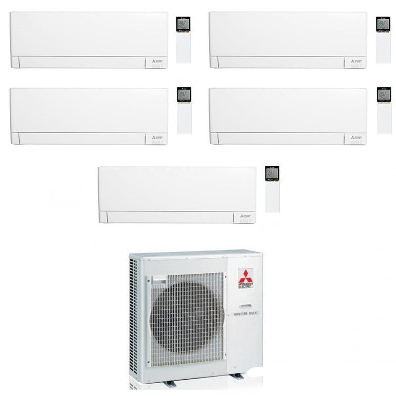 Mitsubishi Multisplit-Klimaanlage (5x1) – MSZ-AY – 9000 + 9000 + 12000 + 12000 + 12000 BTU – Ext. MXZ-5F102VF