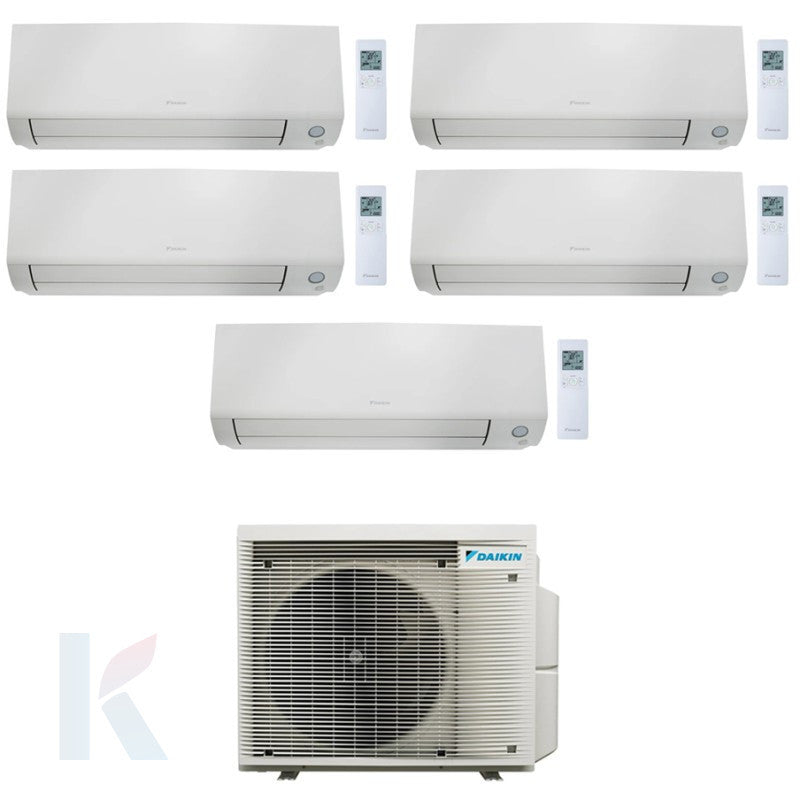 Solarics Daikin Perfera - 9000 + 9000 + 9000 + 9000 + 12000 BTU - Ext. 5MXM90A9 – Multisplit Set Klimagerät (5x1)